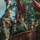 Marco Ilsø as Hvitserk, Alex Høgh as Ivar (Photo: Jonathan Hession)
